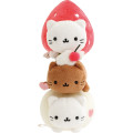 Japan San-X Plush Toy Set - Nyan Nyan Nyanko : San-X Universe Heart - 2