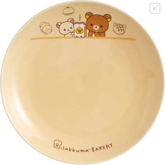 Japan San-X Round Plate - Rilakkuma : Bakery - 1