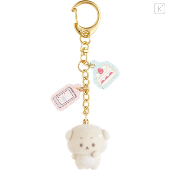 Japan San-X Flocky Mascot Keychain - Ishiyowa-chan : Can You Defeat Temptation? - 1