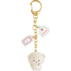 Japan San-X Flocky Mascot Keychain - Ishiyowa-chan : Can You Defeat Temptation?