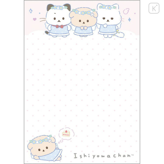 Japan San-X A6 Notepad - Ishiyowa-chan : Can You Defeat Temptation? A - 3