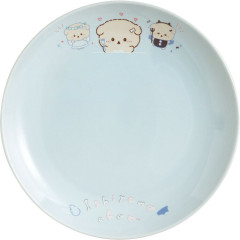 Japan San-X Round Plate - Ishiyowa-chan : Can You Defeat Temptation?