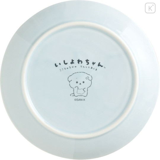 Japan San-X Round Plate - Ishiyowa-chan : Can You Defeat Temptation? - 2