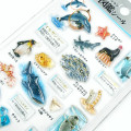 Japan Kamio 3D Picture Book Sticker - Aquarium - 2