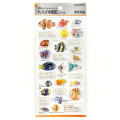 Japan Kamio 3D Picture Book Sticker - Tropical Fish - 1