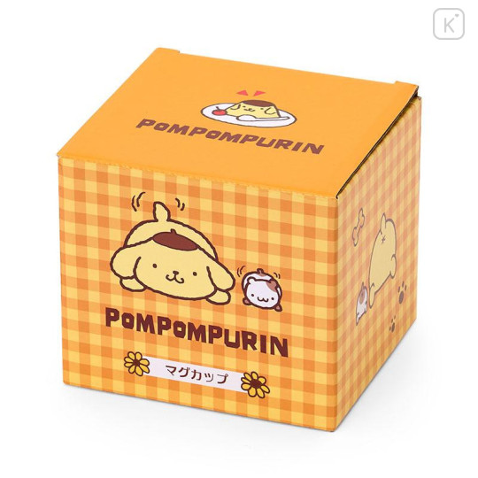 Japan Sanrio 3D Porcelain Mug - Pompompurin - 5