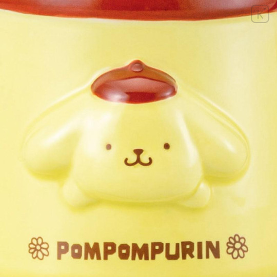 Japan Sanrio 3D Porcelain Mug - Pompompurin - 6