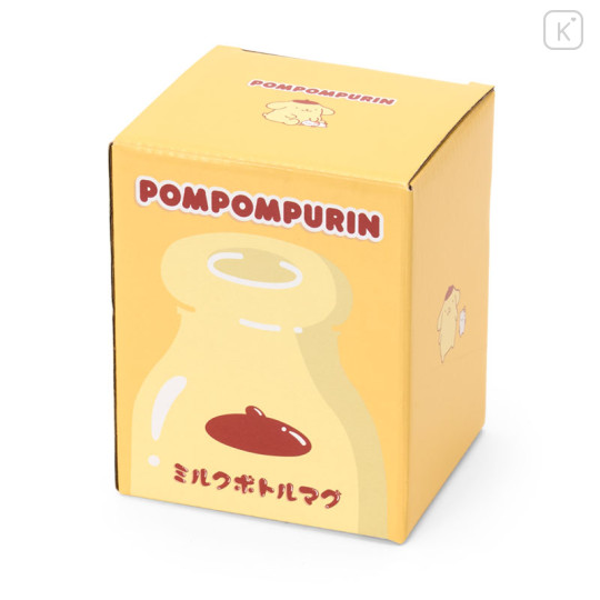 Japan Sanrio Milk Bottle Mug - Pompompurin - 3