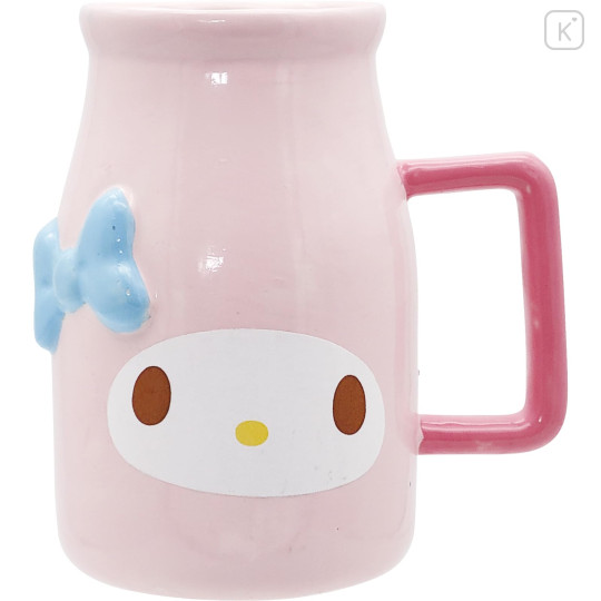 Japan Sanrio Milk Bottle Mug - My Melody - 1