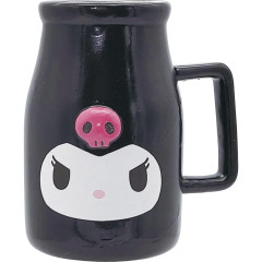 Japan Sanrio Milk Bottle Mug - Kuromi