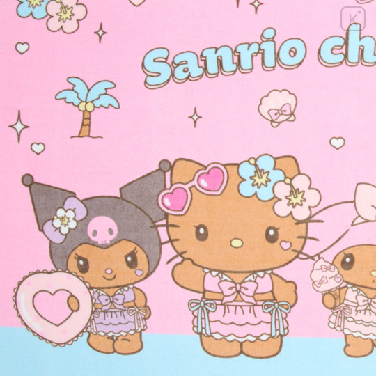 Japan Sanrio Original Big Towel - Sparkling Summer Pool - 2