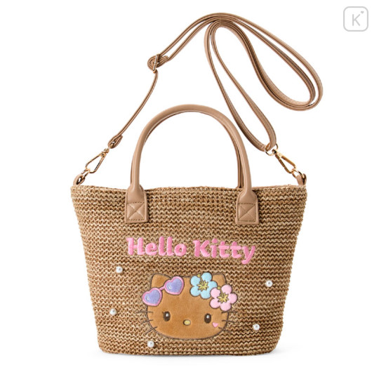 Japan Sanrio Original 2-Way Shoulder Bag - Hello Kitty : Sparkling Summer Pool - 1