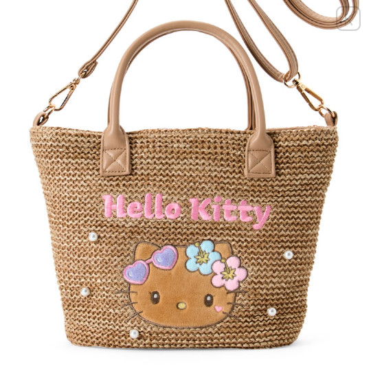 Japan Sanrio Original 2-Way Shoulder Bag - Hello Kitty : Sparkling Summer Pool - 2