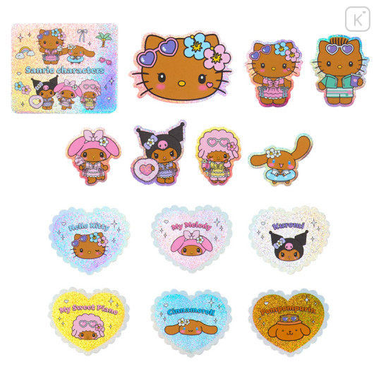 Japan Sanrio Original Sticker Set - Sparkling Summer Pool - 2