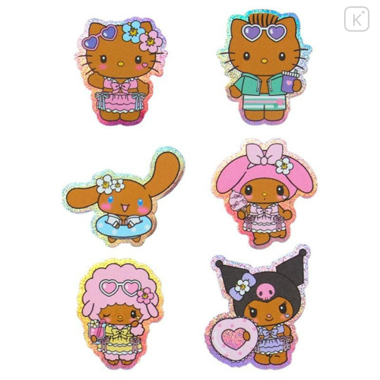 Japan Sanrio Original Sticker Set - Sparkling Summer Pool - 4