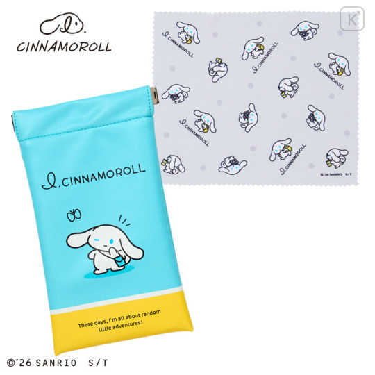 Japan Sanrio Original Glasses Bag - I.Cinnamoroll : Casual Outing - 1