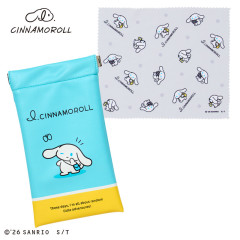 Japan Sanrio Original Glasses Bag - I.Cinnamoroll : Casual Outing