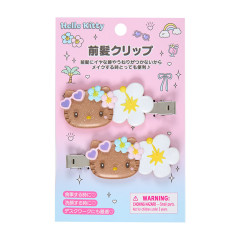 Japan Sanrio Original Bangs Clip Set - Hello Kitty : Sparkling Summer Pool