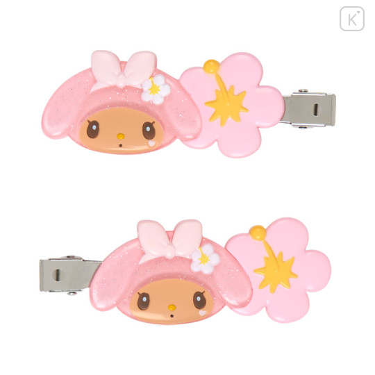 Japan Sanrio Original Bangs Clip Set - My Melody : Sparkling Summer Pool - 2