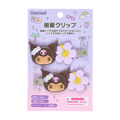 Japan Sanrio Original Bangs Clip Set - Kuromi : Sparkling Summer Pool