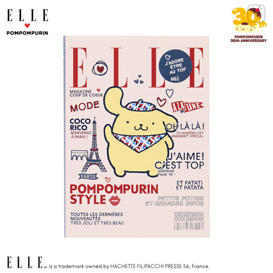 Japan Sanrio Elle Flip-Up Memo Pad - Pompompurin : Magazine - 1