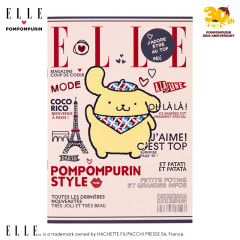 Japan Sanrio Elle A5 Grid Notebook - Pompompurin : Magazine
