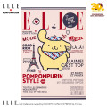 Japan Sanrio Elle A5 Grid Notebook - Pompompurin : Magazine - 1