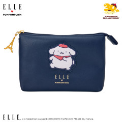 Japan Sanrio Elle 3-Pocket Pouch - Pompompurin
