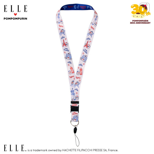 Japan Sanrio Elle Neck Strap - Pompompurin - 1