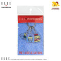 Japan Sanrio Elle Triple Acrylic Keychain - Pompompurin : Sailor - 1