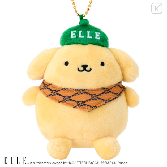 Japan Sanrio Elle Mascot Holder - Pompompurin : Green - 2