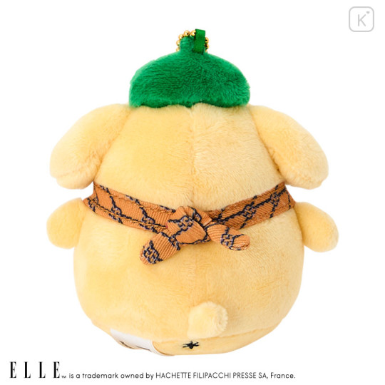 Japan Sanrio Elle Mascot Holder - Pompompurin : Green - 3