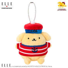 Japan Sanrio Elle Mascot Holder - Pompompurin : Red