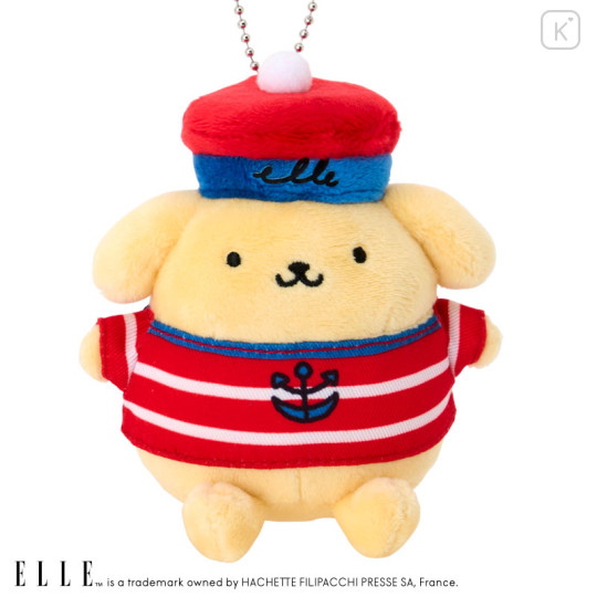 Japan Sanrio Elle Mascot Holder - Pompompurin : Red - 2
