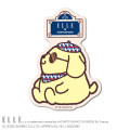 Japan Sanrio Elle Vinyl Sticker - Pompompurin : Sunglasses - 1