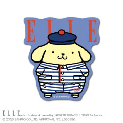 Japan Sanrio Elle Vinyl Sticker - Pompompurin : Border