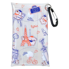 Japan Sanrio Elle Mini Clear Pouch - Pompompurin