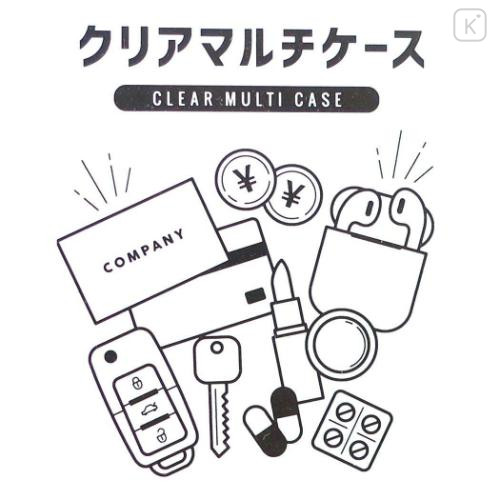 Japan Sanrio Elle Mini Clear Pouch - Pompompurin - 4