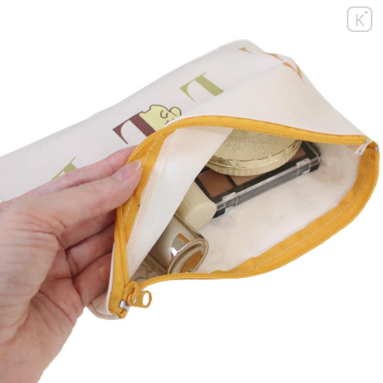 Japan Sanrio Elle Flat Pouch - Pompompurin : Yellow - 3