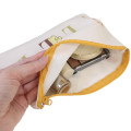 Japan Sanrio Elle Flat Pouch - Pompompurin : Yellow - 3