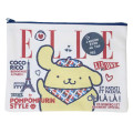 Japan Sanrio Elle Flat Pouch - Pompompurin : Navy - 1