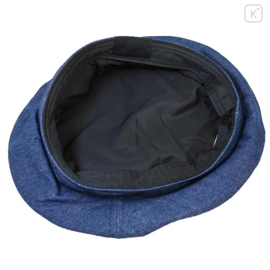 Japan Sanrio Elle Denim-Style Beret Hat - Pompompurin - 3