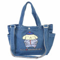 Japan Sanrio Elle Denim Shoulder Bag - Pompompurin - 1