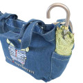 Japan Sanrio Elle Denim Shoulder Bag - Pompompurin - 3