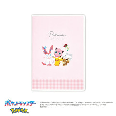 Japan Pokemon B6 Planner Monthly Schedule Book - Pink Check 2027