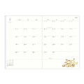 Japan Pokemon B6 Planner Monthly Schedule Book - Pikachu : Two Close Friends 2027 - 3