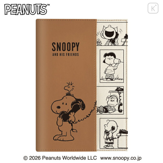 Japan Peanuts B6 Planner Weekly Schedule Book - Snoopy : Phone Talk 2027 - 1