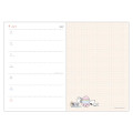 Japan Peanuts B6 Planner Weekly Schedule Book - Snoopy : Phone Talk 2027 - 4