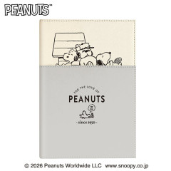 Japan Peanuts B6 Planner Weekly Schedule Book - Snoopy : Brothers & House 2027