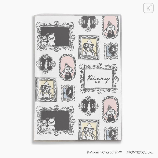 Japan Moomin A5 Planner Monthly Schedule Book - Moomin : Frame 2027 - 1